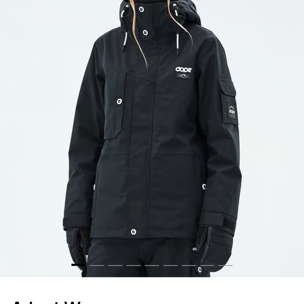 DOPE Women's Black Ski Jacket